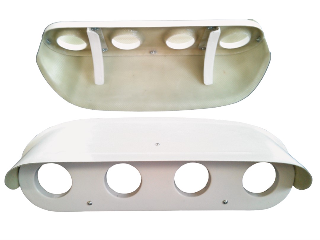 PF73 - Porta Fari da Cofano Fiat 500 Trofeo