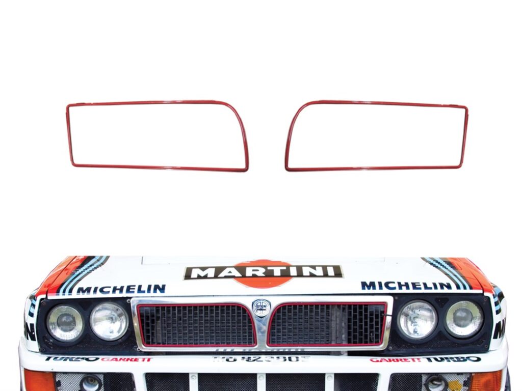 MXSAS900 - Coppia Profili Rossi Mascherina Anteriore Lancia Delta